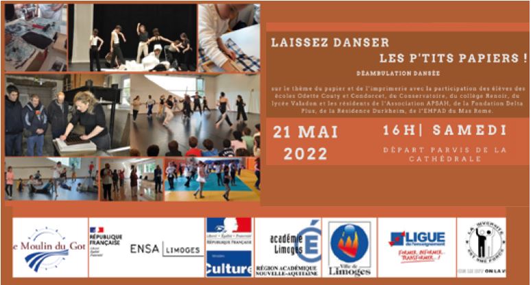 Laissez danser les ptits papiers ! Samedi 21 mai 2022. Dpart du parvis de la cathdrale  16h00.