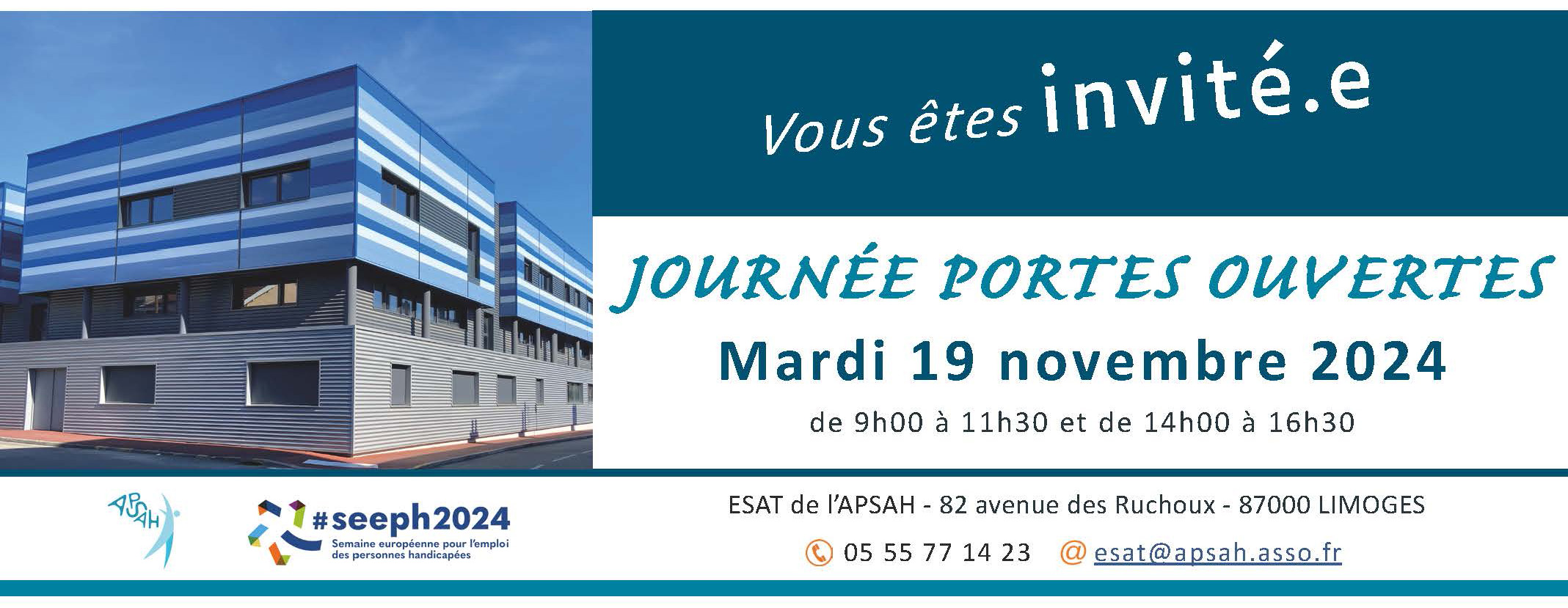 Portes ouvertes à lESAT mardi 19 novembre 2024