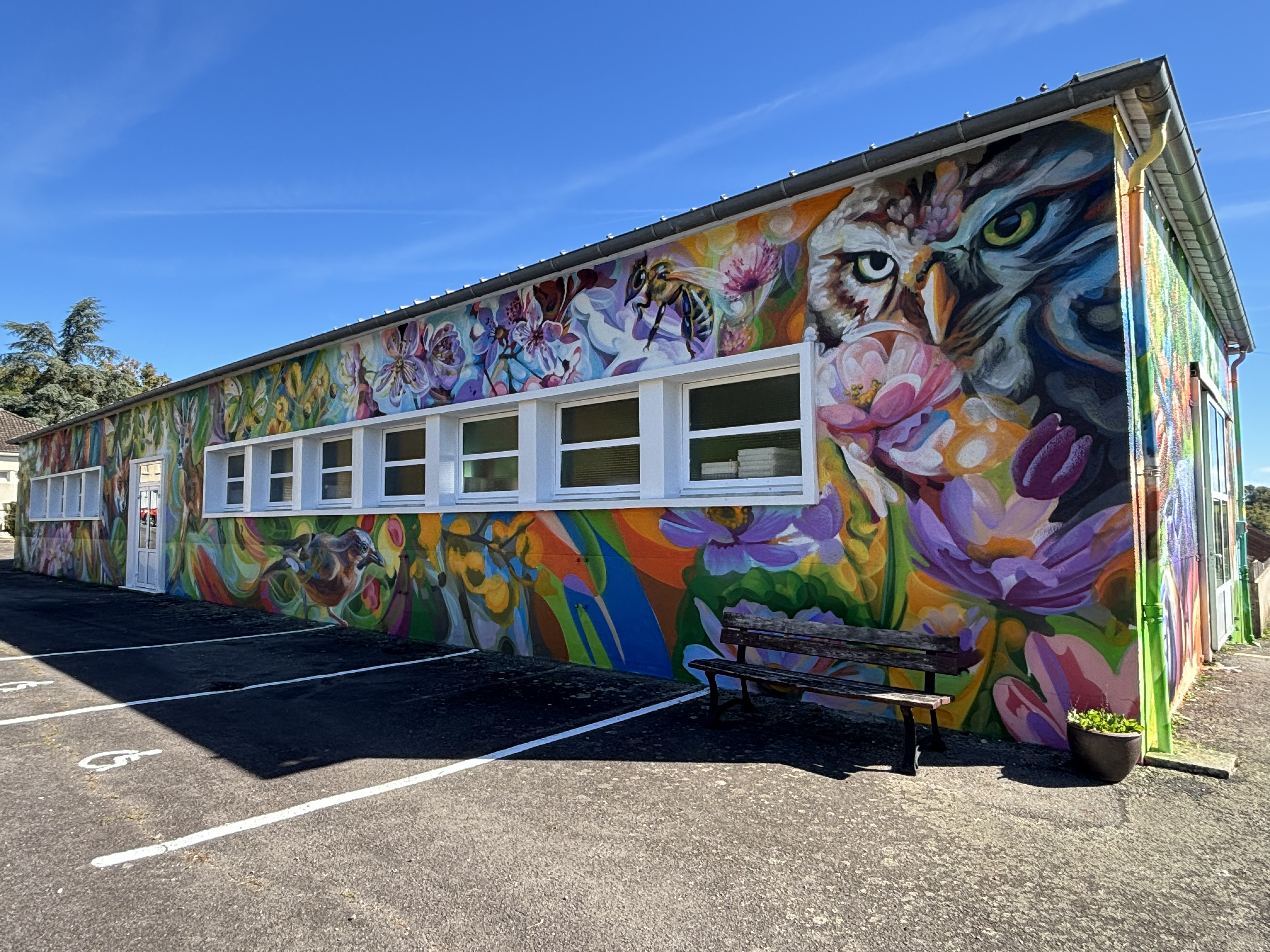Inauguration de la fresque de lESRP de lAPSAH