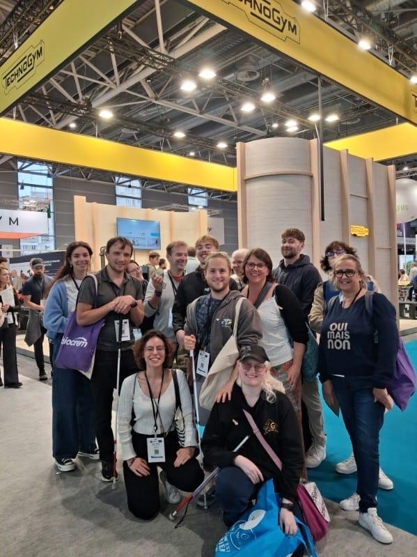 Les étudiants de l'ESRP-IFMK au Salon Rééduca 2025 à Paris