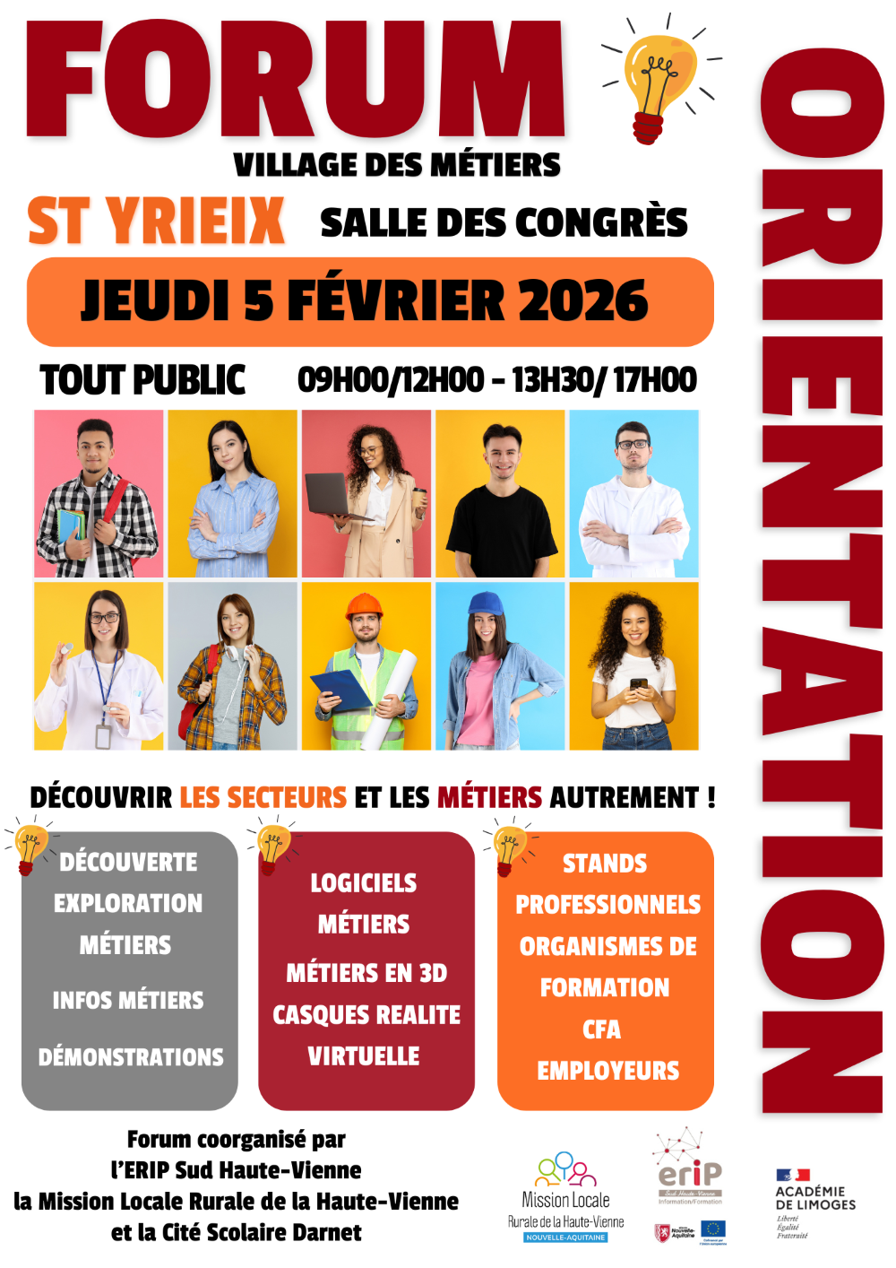 L�APSAH au Forum de l�Orientation de Saint-Yrieix-la-Perche !