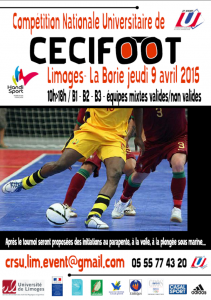 affiche CECIFOOT CAPTURE