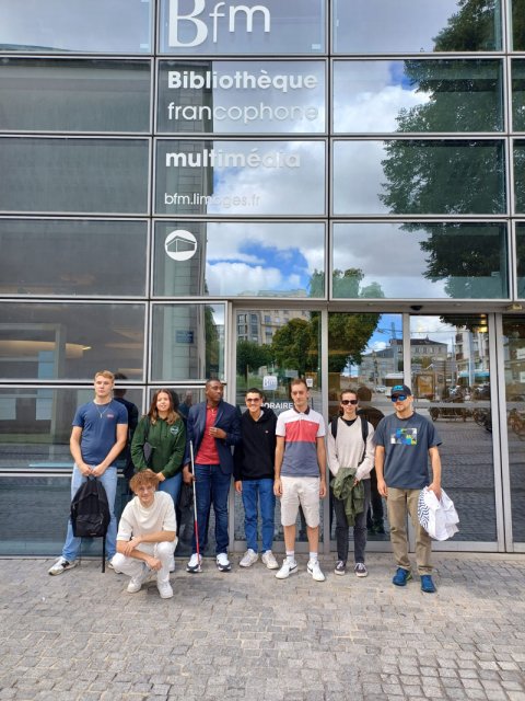 Visite de la BFM de Limoges pour les nouveaux étudiants de l'ESRP-IFMK